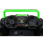 Elektrické autíčko Buggy ATV Racing Dvojmiestne!!! Zelená - 4 X 200 W - 24V7Ah
